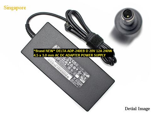 *Brand NEW* DELTA ADP-240EB D 20V 12A 240W 4.5 x 3.0 mm AC DC ADAPTER POWER SUPPLY